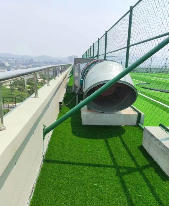 屋顶足球场围网设置