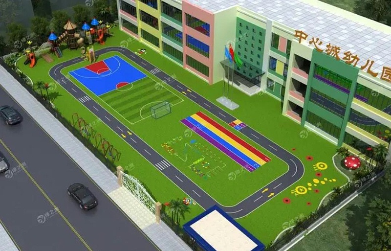 幼儿园人造草坪活动场地设计